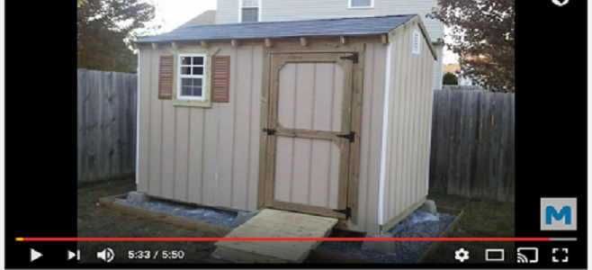 shed building tutorial - YouTube