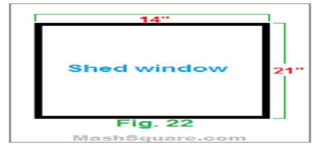 shed window - Fig. 22