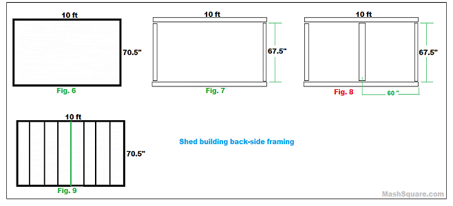 shed building framing diagrams