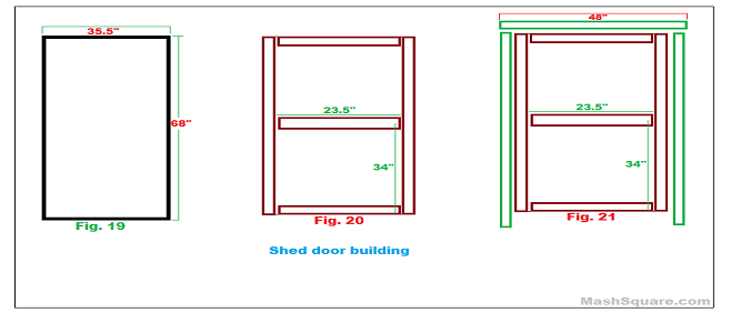 shed door diagrams
