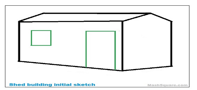 shed sketch